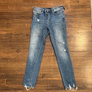 Risen Jeans Skinny Jeans high rise distressed size 26/3